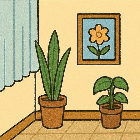 観葉植物の選び方と配置例